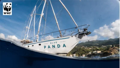 Deux places pour une journée immersive à bord du Blue Panda, le voilier ambassadeur du WWF France.